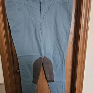 Kerrits Crossover Breeches Blue 2X